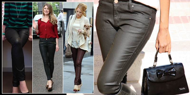Вощені джинси - це зазвичай однотонні бавовняні штани, яких відрізняє не яскраво виражений матовий блиск