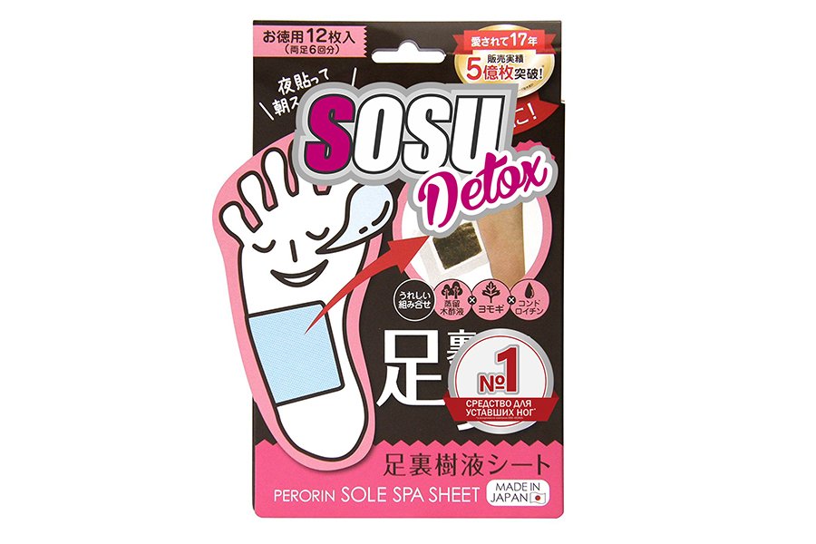 Патчі для ніг з ароматів полину, Sosu Detox