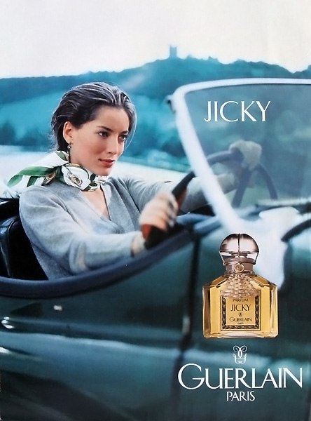 Jicky був створений і названий на честь дівчини з Туманного Альбіону в яку був закоханий Еме Герлен син засновника Guerlain П'єра Герлена